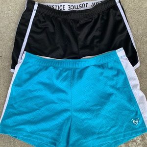 Justice Athletic Shorts Size 16